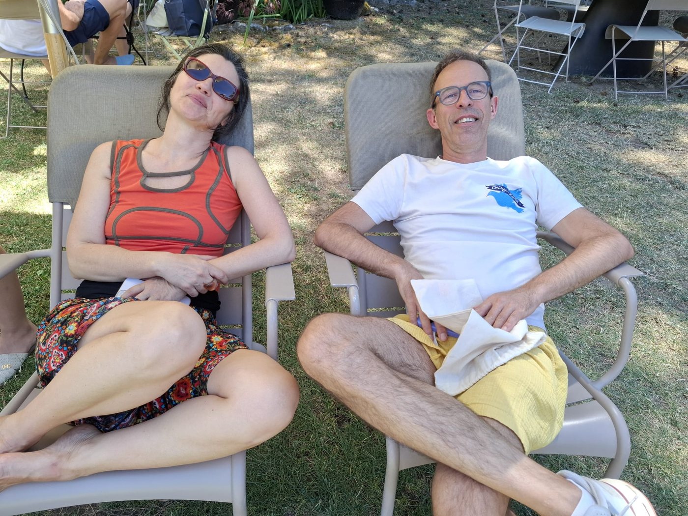 Barbara et Vincent au repos